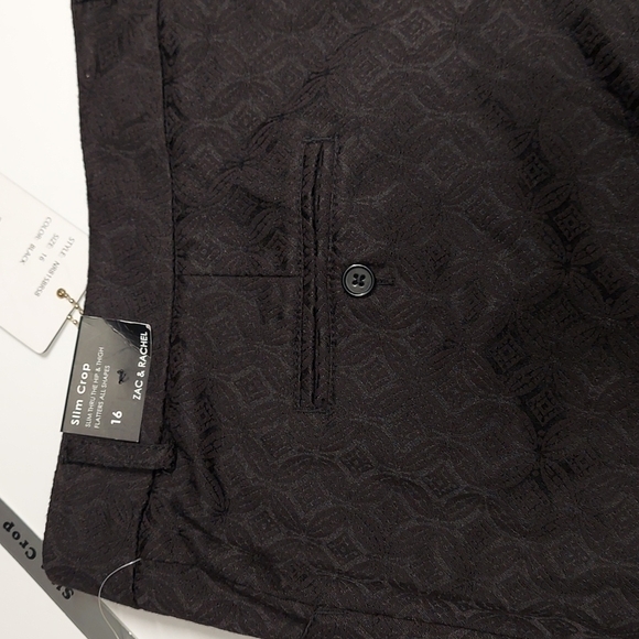 Zac and Rachel Slim Crop Pants Size 16 - Picture 3 of 12